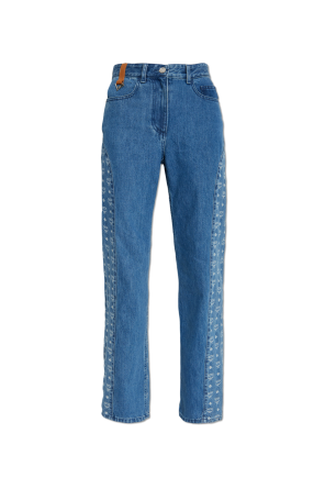 Jeansy z monogramem