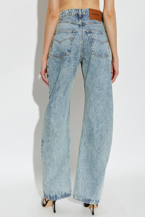 VETEMENTS Vaqueros con logo bordado