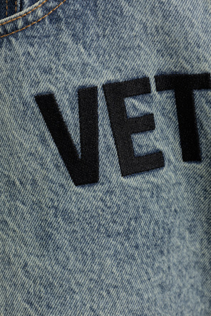 VETEMENTS Džínsy s vyšitým logom