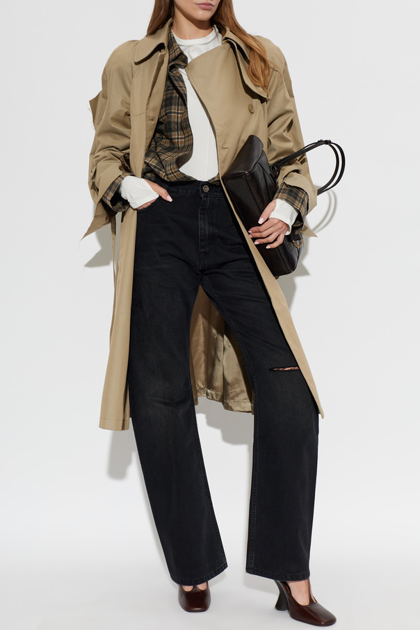 VETEMENTS Jeans de corte ligeiramente curvado