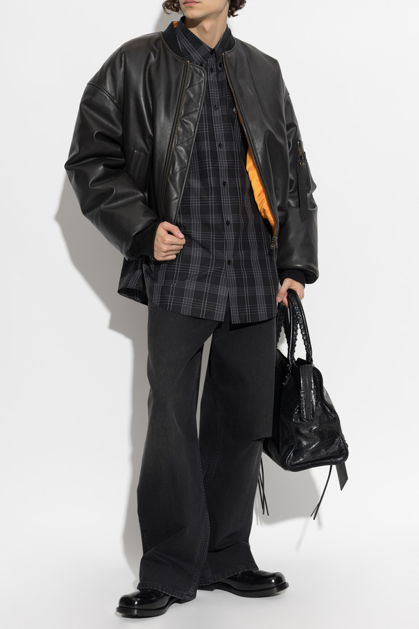 VETEMENTS Jeans de corte reto