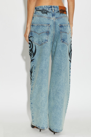 VETEMENTS Jeans com estampado