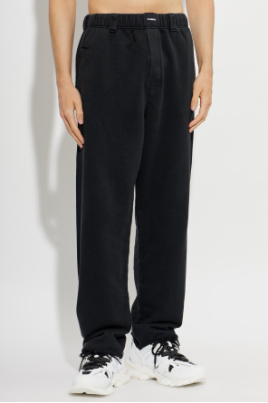 VETEMENTS Tepláky so surovo zakončenými nohavicami