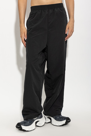 VETEMENTS Nylon track pants with side stripes