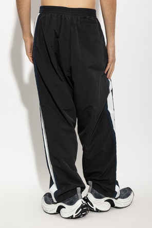 VETEMENTS Nylon track pants with side stripes