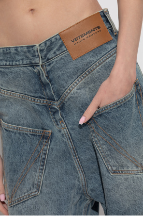 VETEMENTS Jeans mit "vintage"-Effekt