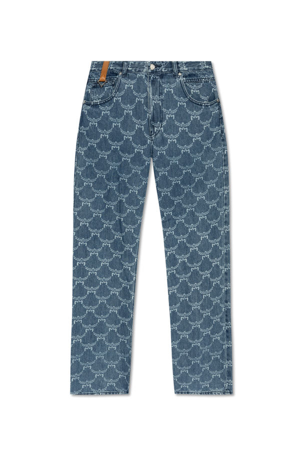 MCM Jeans with `Visetos` pattern