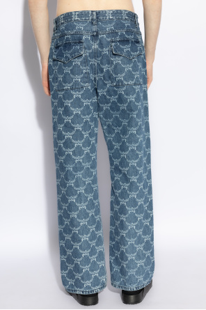 MCM Jeans with `Visetos` pattern