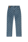 MCM BLUE Jeans with `Visetos` pattern