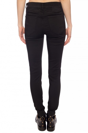AllSaints ‘Miller’ superstretch pleated-edge trousers