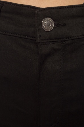 AllSaints ‘Miller’ superstretch pleated-edge trousers