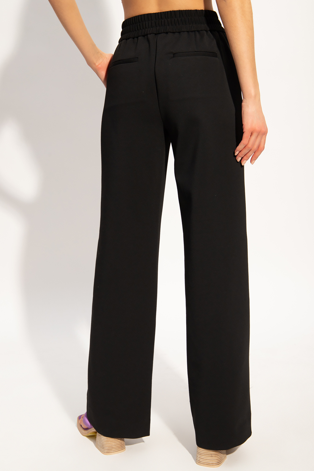 AllSaints 'Millie' pink tuck trousers