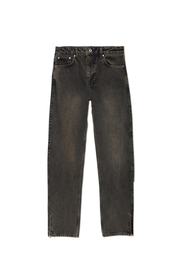 Jeans with sewn-in zippers in the legs od Represent