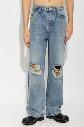 Represent Vintage-effect jeans