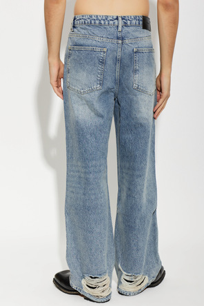 Represent Vintage-effect jeans
