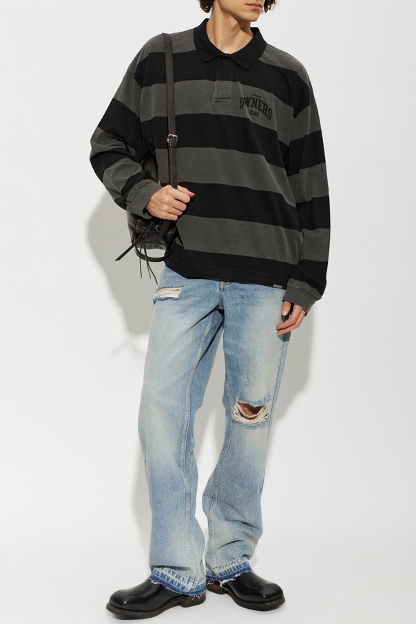 Represent Vintage-effect jeans