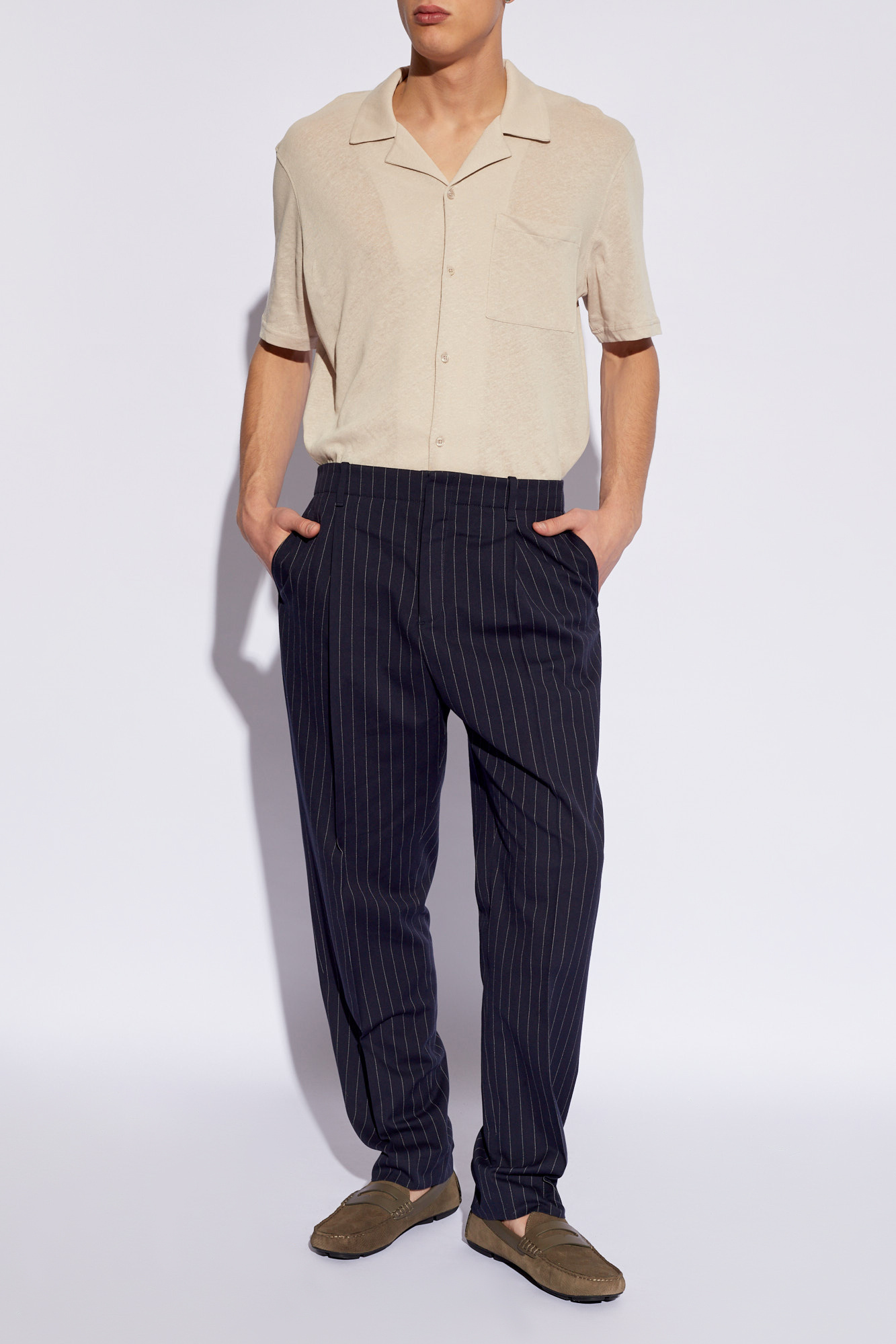 Maison Kitsuné Pleat-front trousers