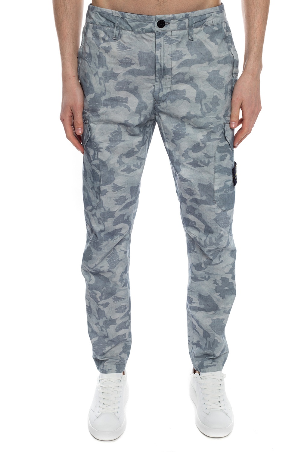 stone island camo trousers
