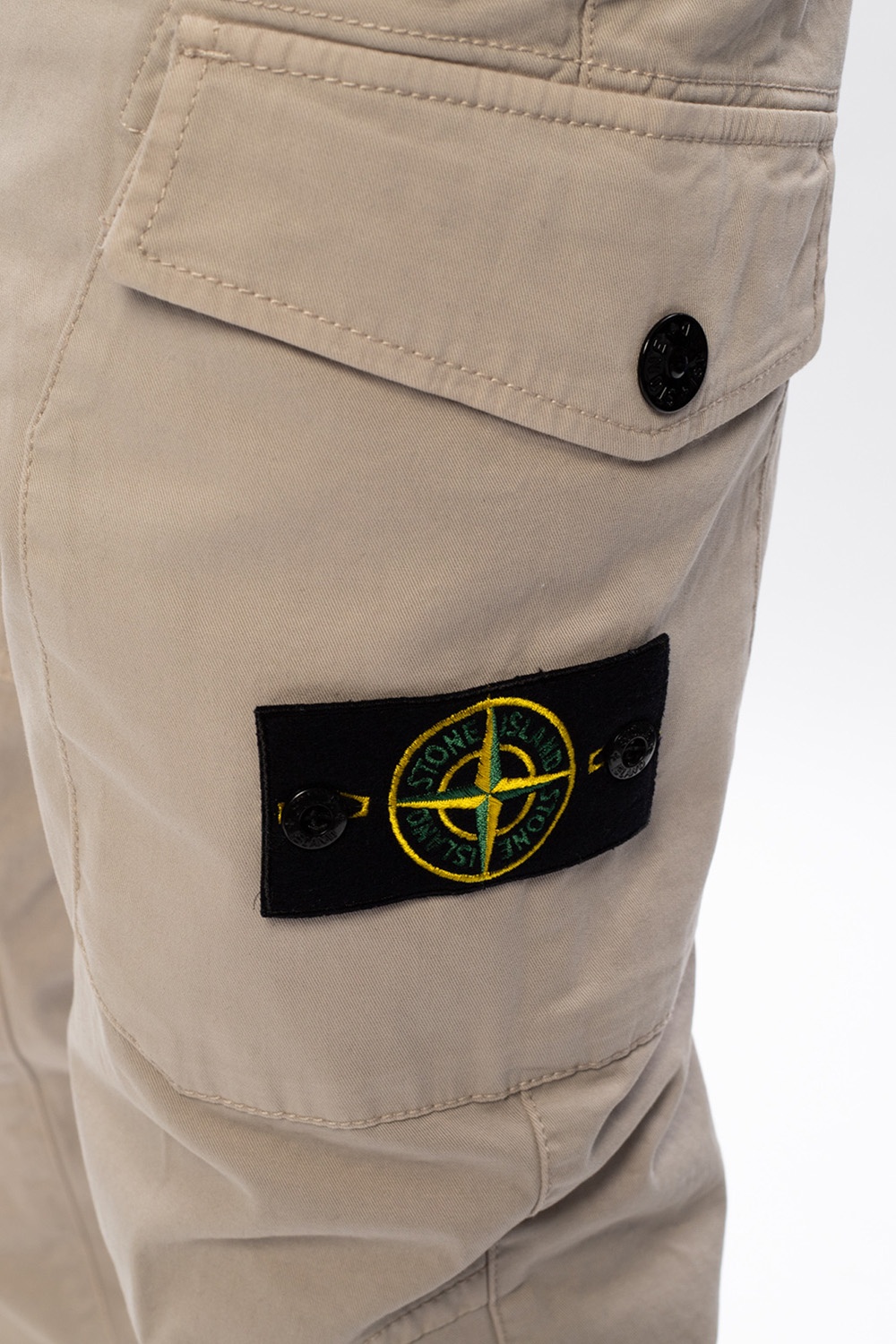 stone island cargo pants beige