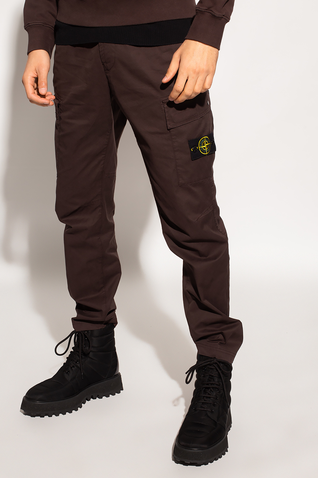 Stone Island trousers Bias with logo