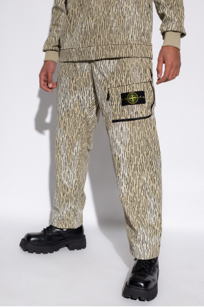 Stone Island Patterned Printed trousers