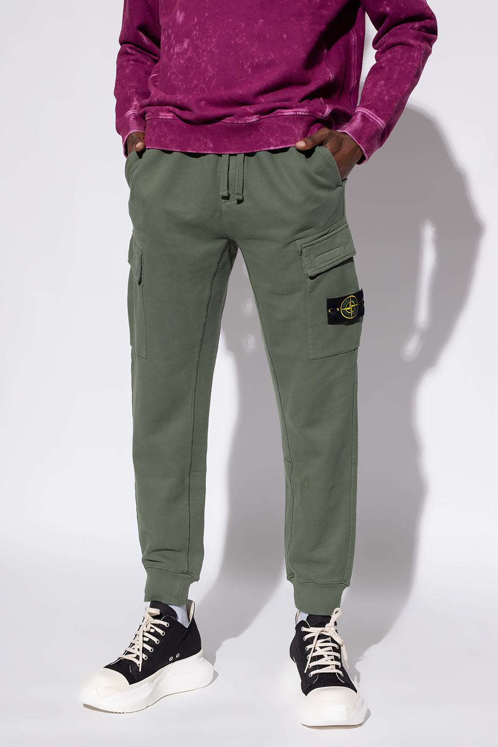 Stone Island Sweatpants with logo