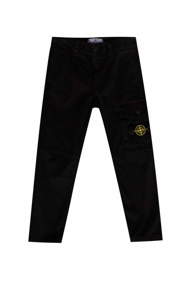 Stone Island Kids Repel trousers with logo