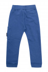 Stone Island Kids jeans with elastic waistband mm6 maison margiela trousers