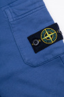 Stone Island Kids jeans with elastic waistband mm6 maison margiela trousers