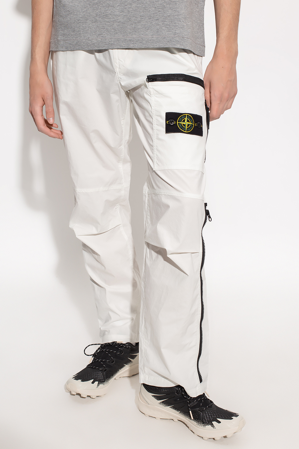 Stone Island Trousers with logo