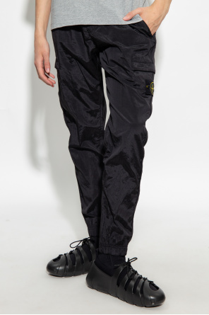 Missguided Piped Side Satin Joggers Black, $38, Missguided