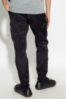 Stone Island velour flared track pants Grigio