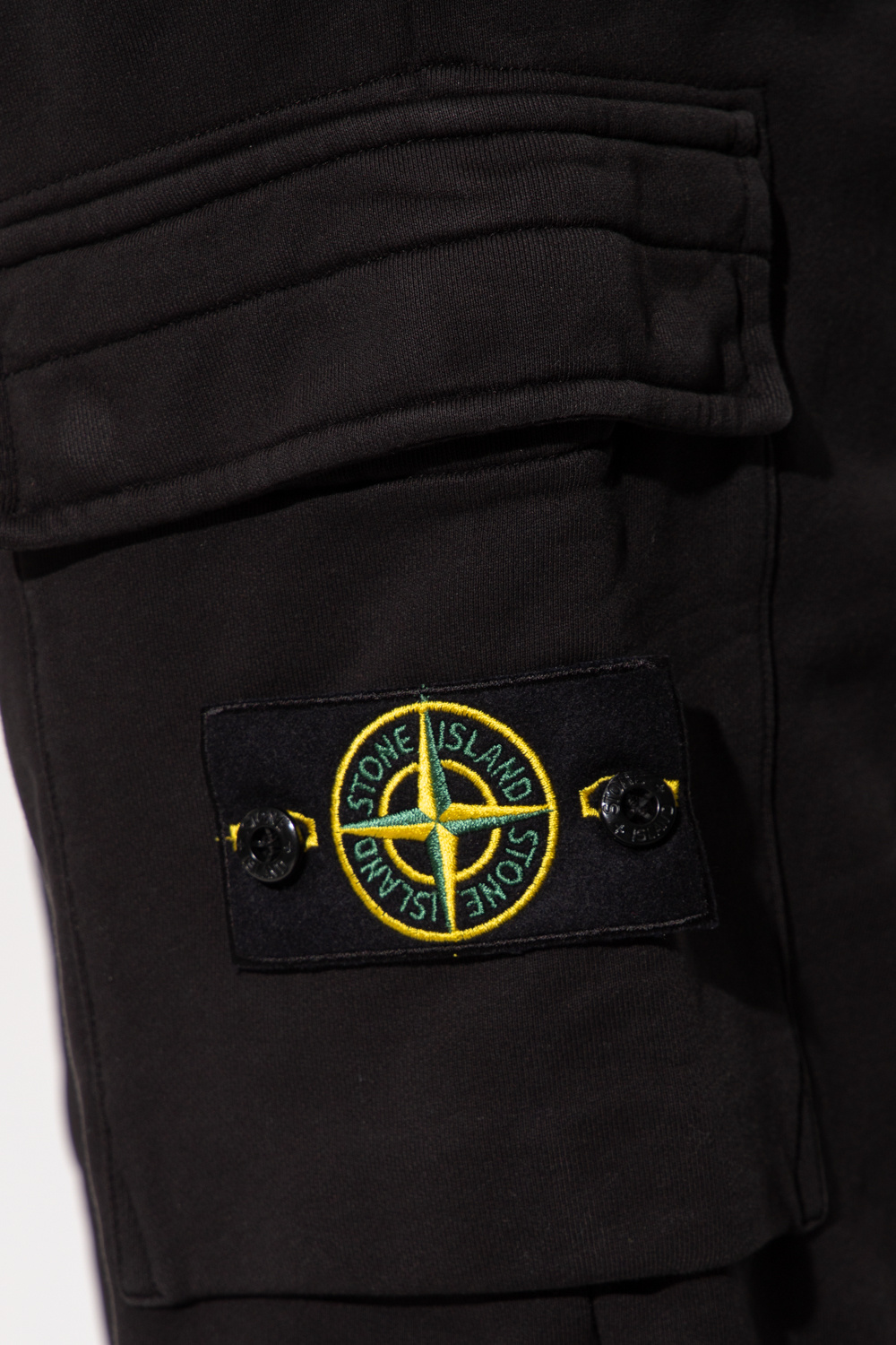 Stone Island Sweatpants with logo patch