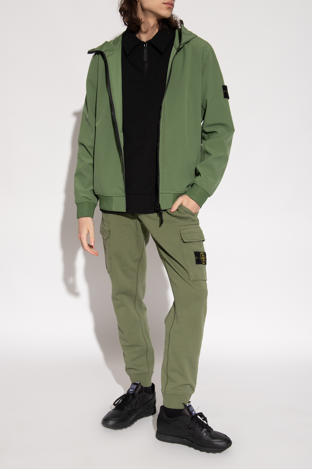 Stone Island High-rise wide pants