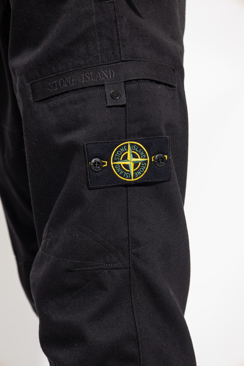 Stone Island Trousers with logo