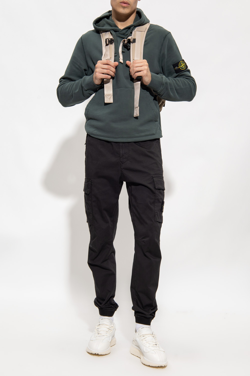 Stone Island Trousers with logo