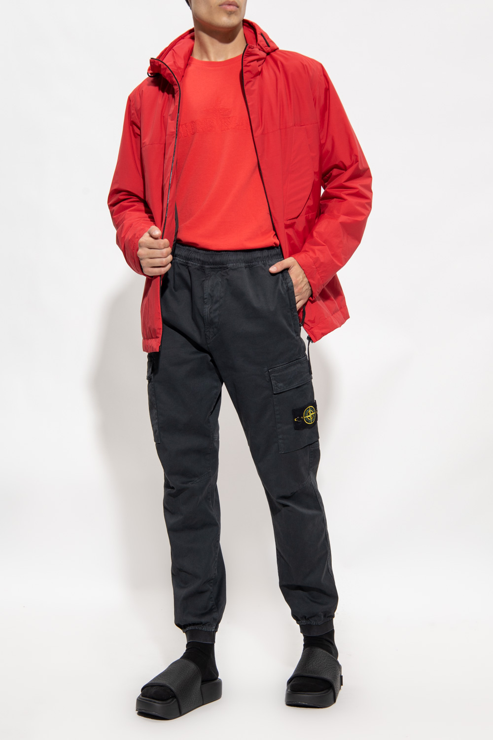 Stone Island Trousers with logo