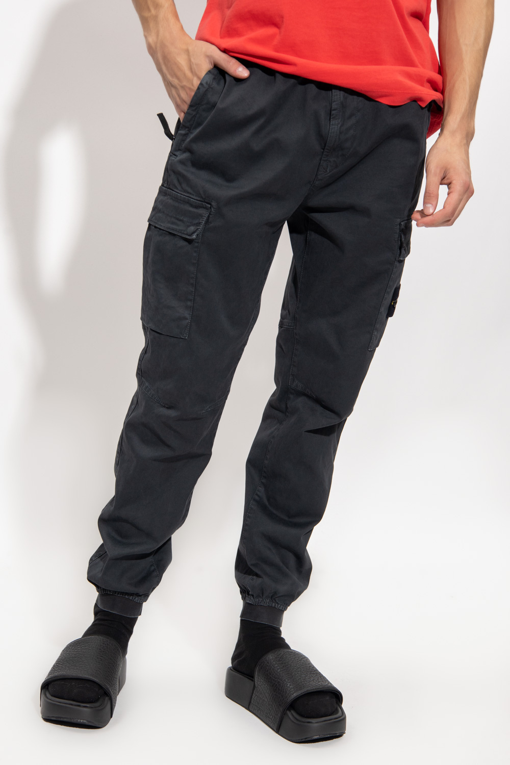 Stone Island Trousers with logo