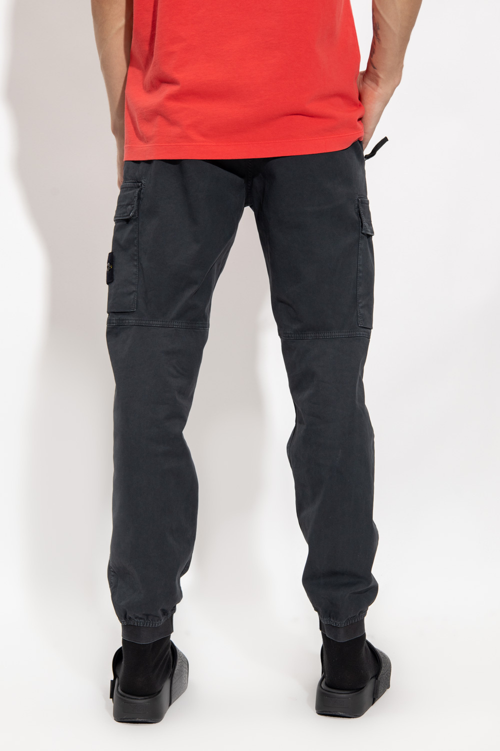 Stone Island Trousers with logo