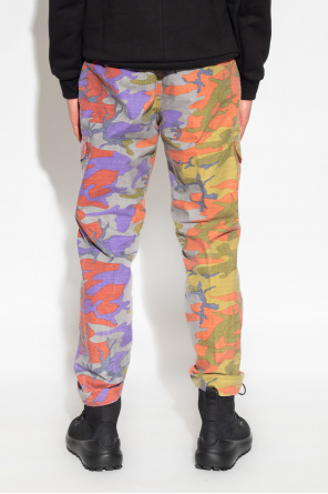 Stone Island Trousers with camo motif