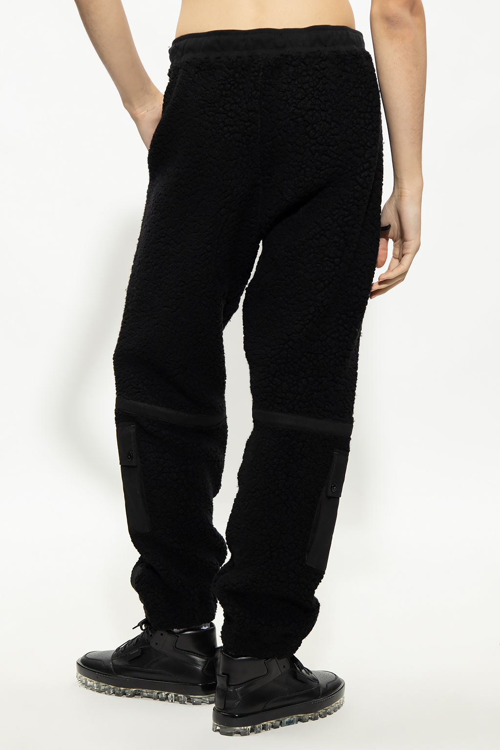 Stone Island Wool trousers with wide legs