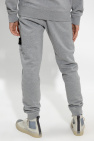Stone Island Sweatpants with logo patch