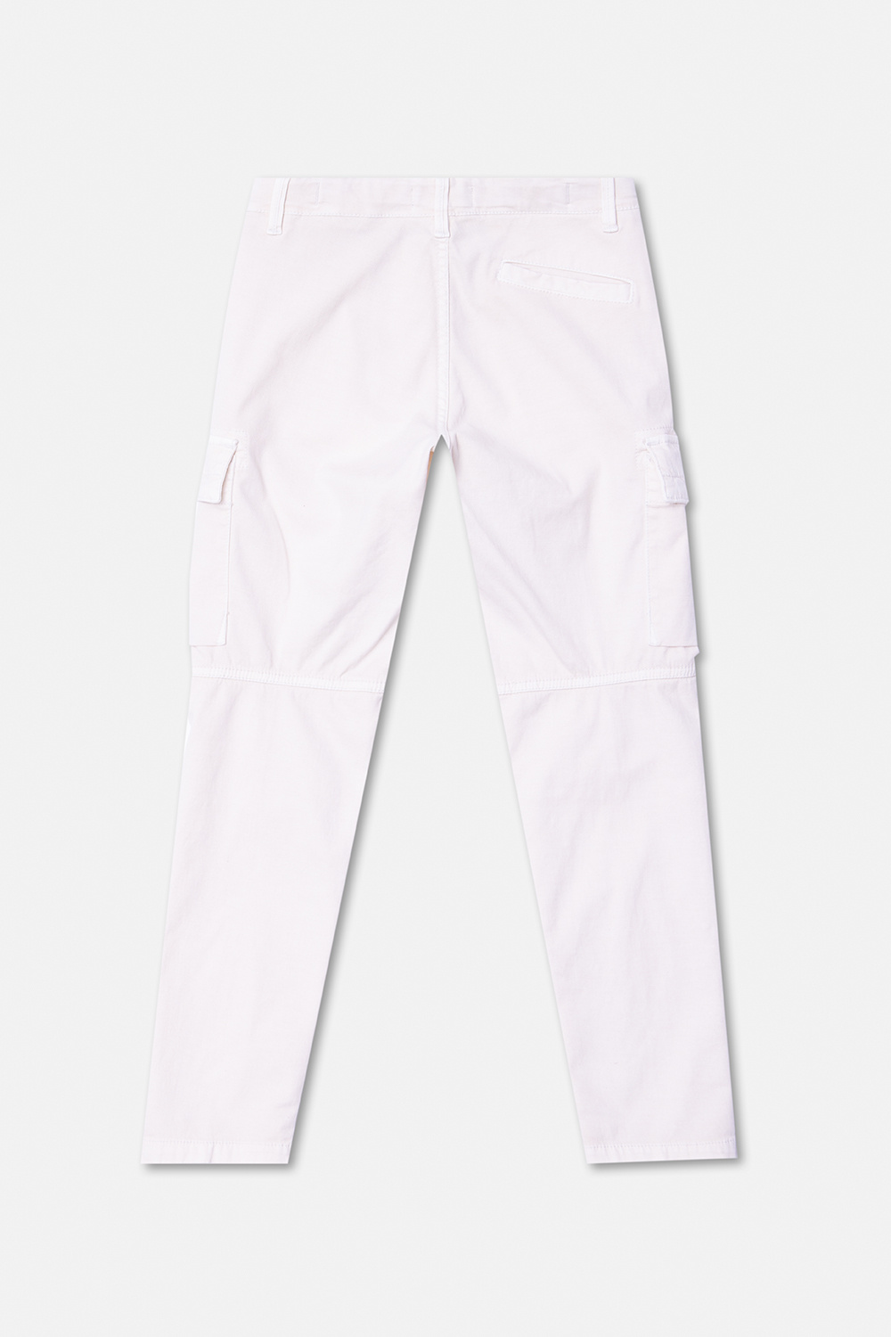 Stone Island Kids Patched Sleeve trousers