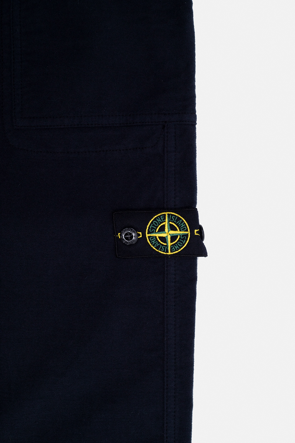 Stone Island Kids roll-neck trousers with logo
