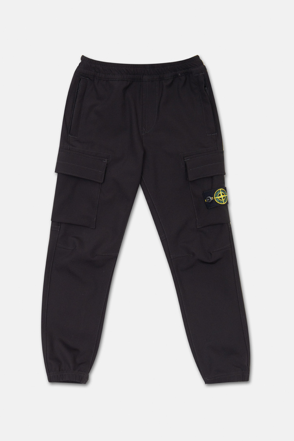 Stone Island Kids Cargo Lille trousers