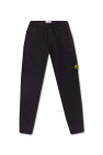 Stone Island Kids Reclaimed Vintage Inspired Super skinny jeans met hoge taille in zwart