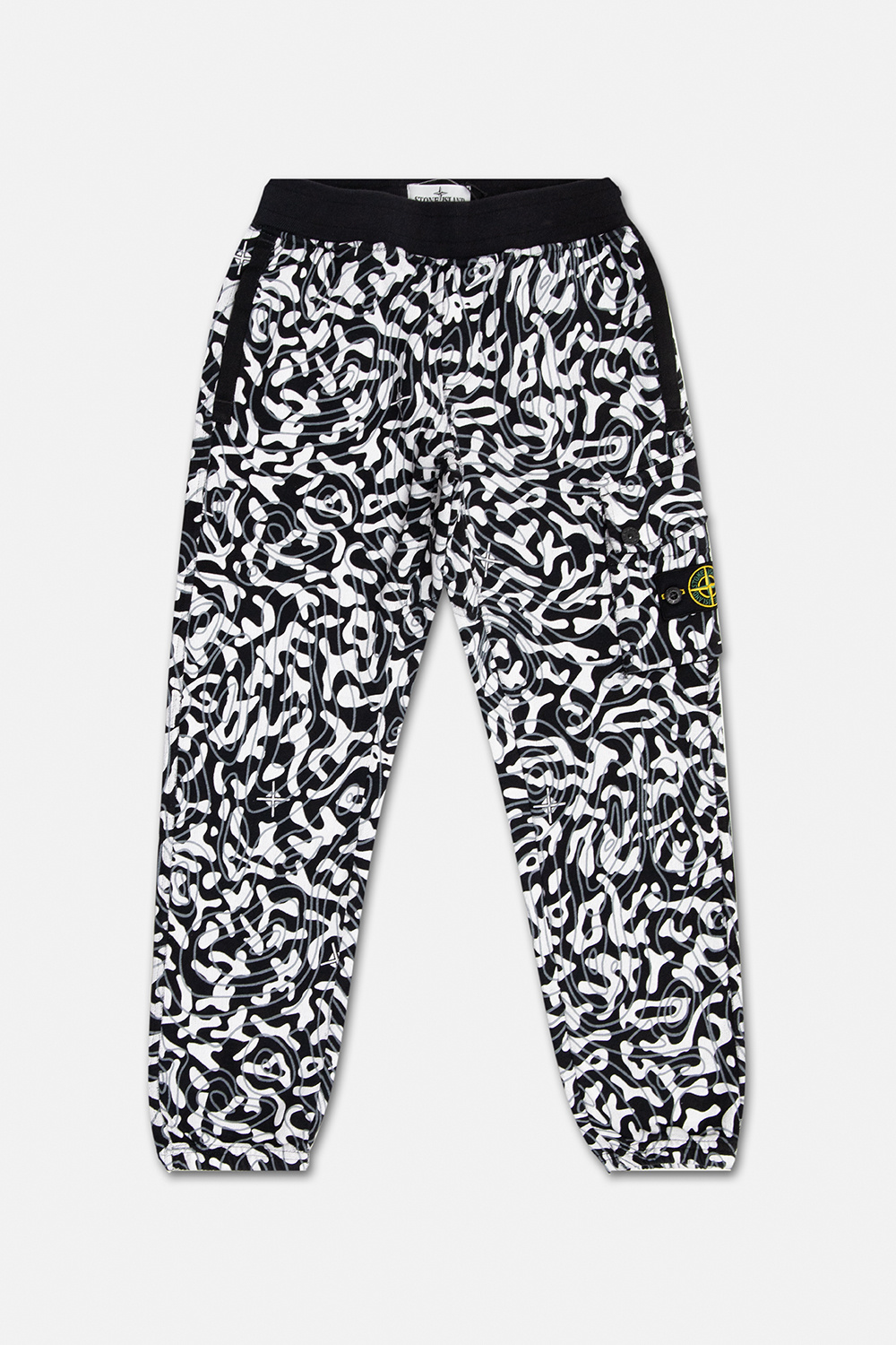 Aigner Kids side logo-print shorts Blau Sweatpants with logo