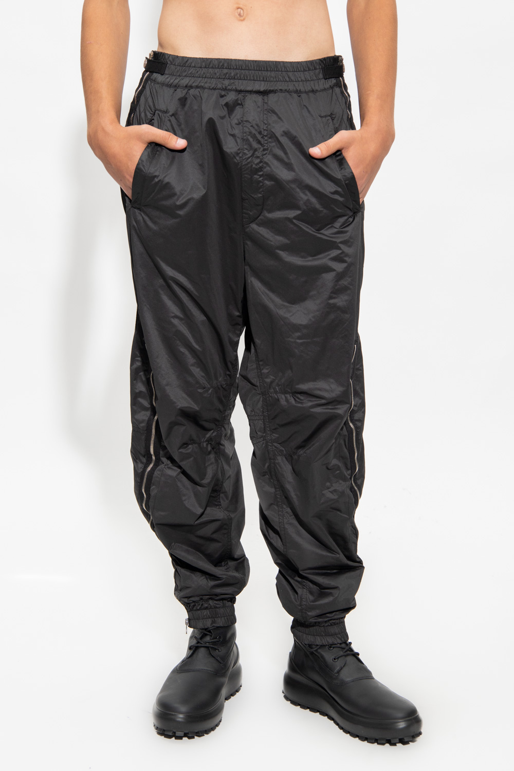 Stone Island Insulated trousers with zips