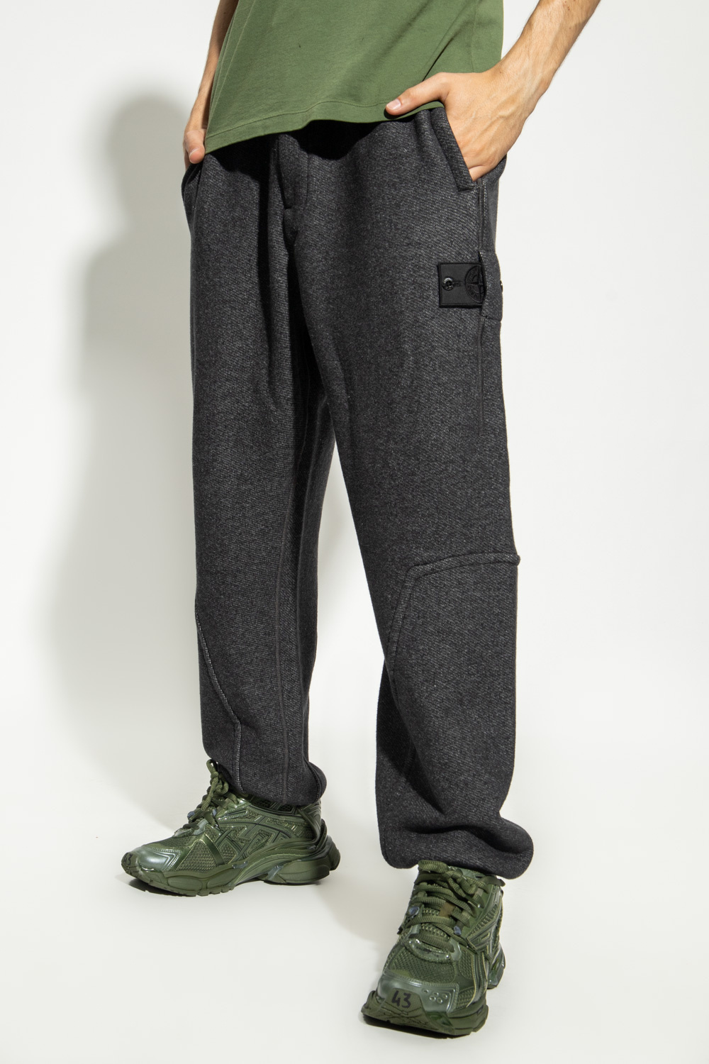 Stone Island Sweatpants with logo