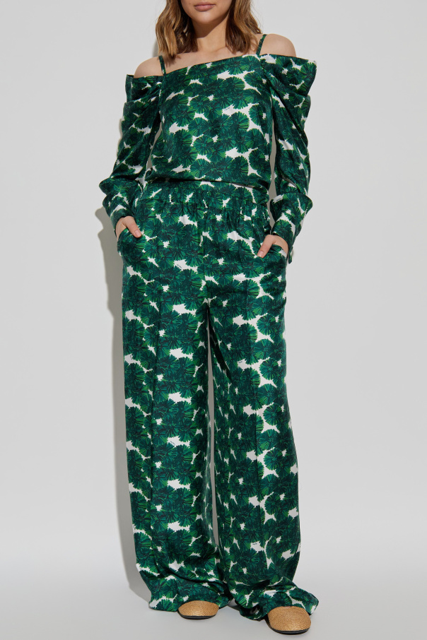 Max Mara Pantalones de seda "Morena"